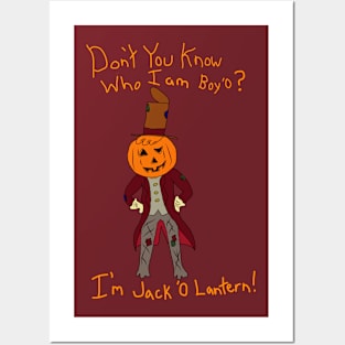 Jack-O-Lantern The Scarecrow Posters and Art